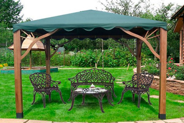 Будуємо намет для дачі своїми руками: покроковий майстер клас і відео