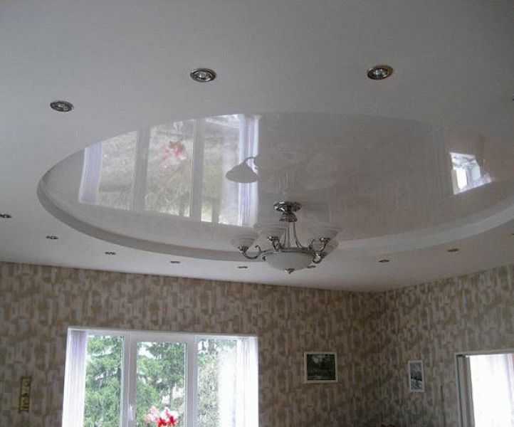 Стелі натяжні для прикраси залу, фото