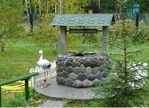 Як зробити декоративний колодязь на дачі своїми руками: матеріали, етапи робіт, оформлення колодязя, фото і відео