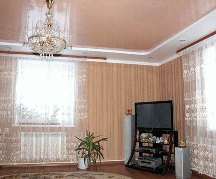 Стелі натяжні для прикраси залу, фото