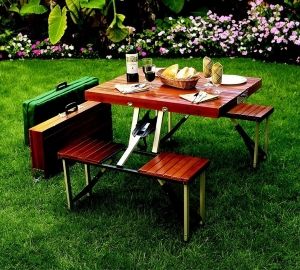 Розкладний стіл для пікніка своїми руками — креслення