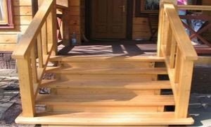 Ганок в деревяному будинку: будуємо своїми руками