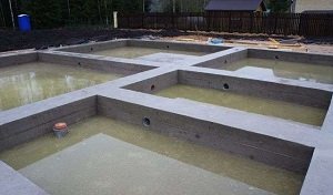 Монолітний стрічковий фундамент: пристрій, розрахунки, креслення, технологія проведення робіт