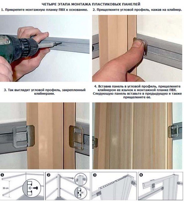 Як зробити обрешітку під пластикові панелі своїми силами?