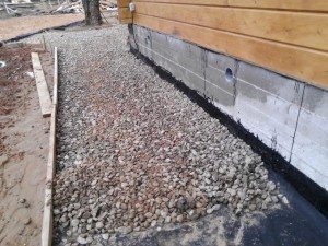 Отмостка з щебеню своїми руками: вибір щебеню, покрокова інструкція по будівництву