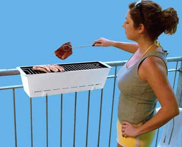 Шашлик на балконі: можна облаштувати