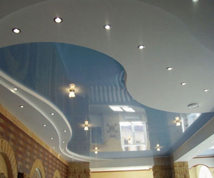 Стелі натяжні для прикраси залу, фото
