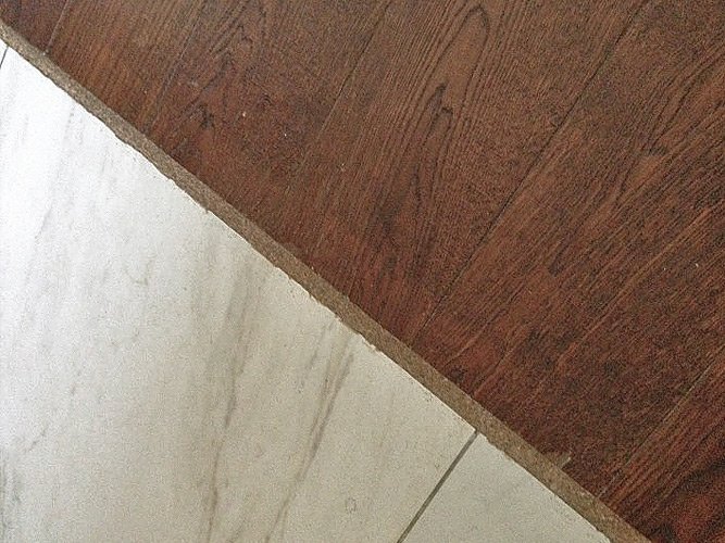 Як зістикувати паркет і плитку, види стикувань