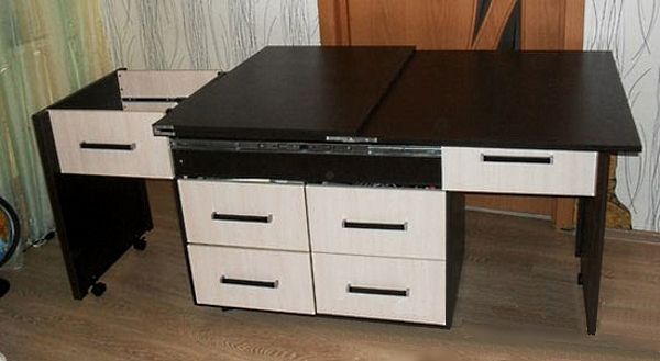 Як зробити і зібрати стіл трансформер своїми руками