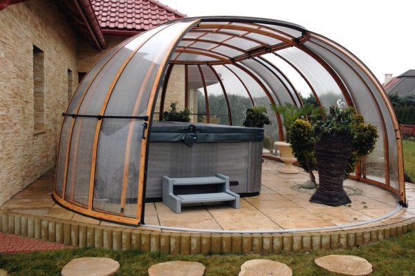 Альтанка з полікарбонату своїми руками: покрокова інструкція, креслення з розмірами, фото і відео