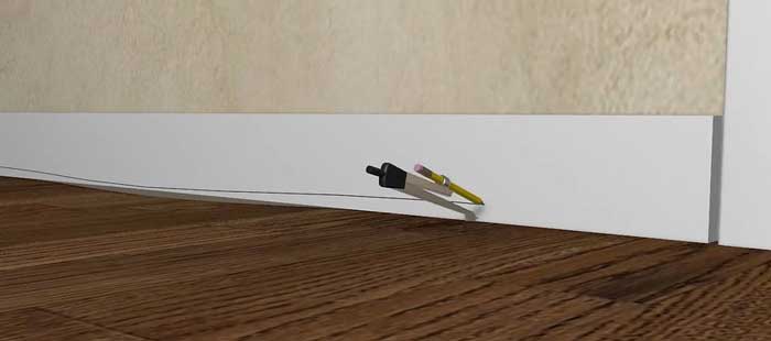 Укладання деревяного плінтуса: технологія укладання плінтуса