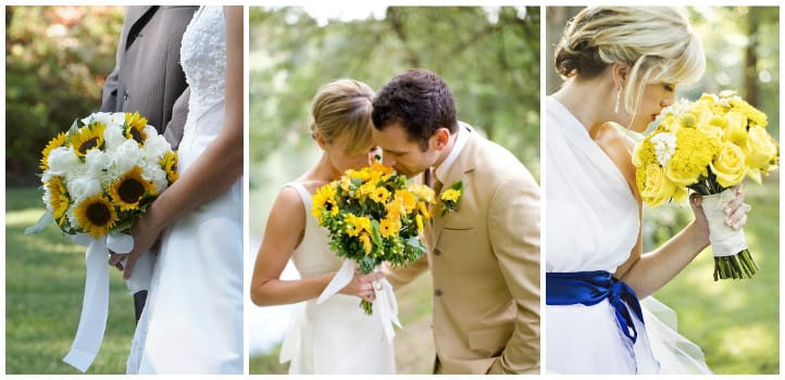 Жовтий букет нареченої: фото та ідеї оформлення Жовтий букет нареченої: фото та ідеї оформлення