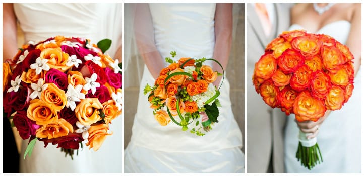 Яскравий букет нареченої: фото та варіанти оформлення Яскравий букет нареченої: фото та варіанти оформлення