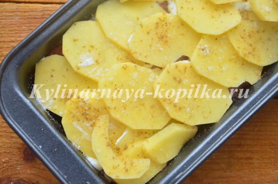 Картопля по французьки з мясом в духовці: рецепт з фото покроково Картопля по французьки з мясом в духовці: рецепт з фото покроково