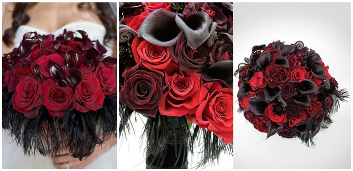 Бордовий букет нареченої: фото та ідеї оформлення Бордовий букет нареченої: фото та ідеї оформлення