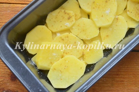 Картопля по французьки з мясом в духовці: рецепт з фото покроково Картопля по французьки з мясом в духовці: рецепт з фото покроково