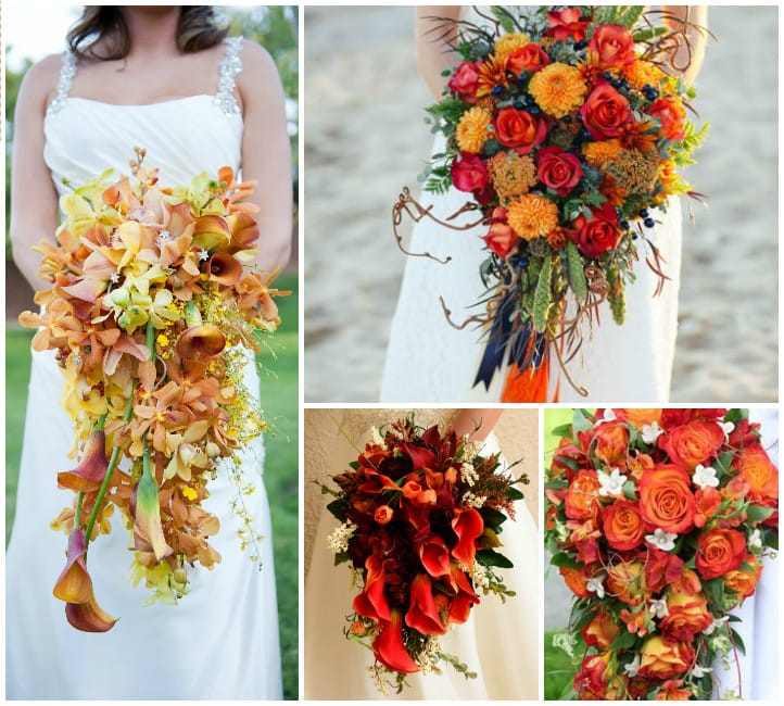 Помаранчевий букет нареченої: фото та варіанти оформлення Помаранчевий букет нареченої: фото та варіанти оформлення