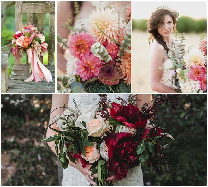 Букет нареченої в стилі рустик: поради щодо підбору кольорів