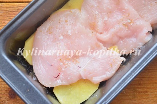 Картопля по французьки з мясом в духовці: рецепт з фото покроково Картопля по французьки з мясом в духовці: рецепт з фото покроково