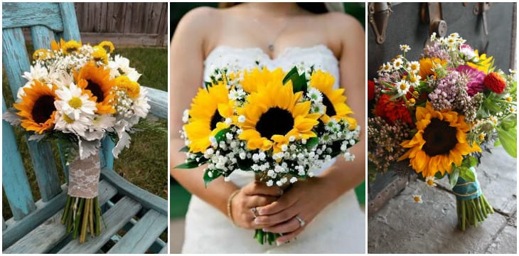 Весільний букет з ромашок: фото, ідеї складання