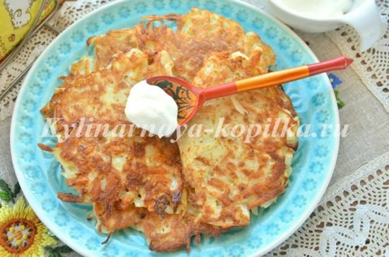 Деруни картопляні: рецепт класичний (покроковий з фото) Деруни картопляні: рецепт класичний (покроковий з фото)