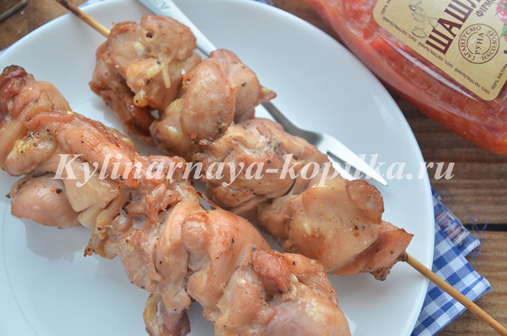 Шашлик з курки + маринад найсмачніший, щоб мясо було мяким Шашлик з курки + маринад найсмачніший, щоб мясо було мяким