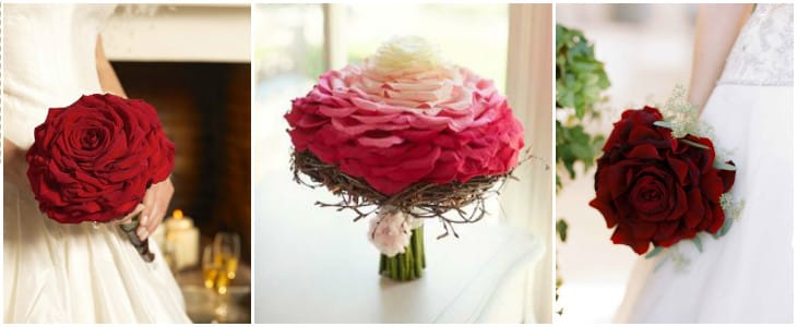 Яскравий букет нареченої: фото та варіанти оформлення Яскравий букет нареченої: фото та варіанти оформлення