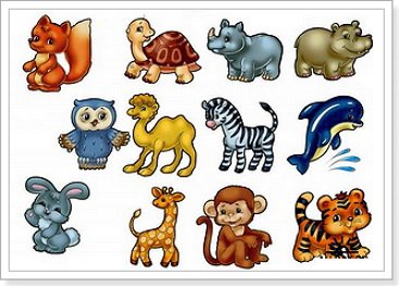 Тварини на англійській мові з перекладом в картинках