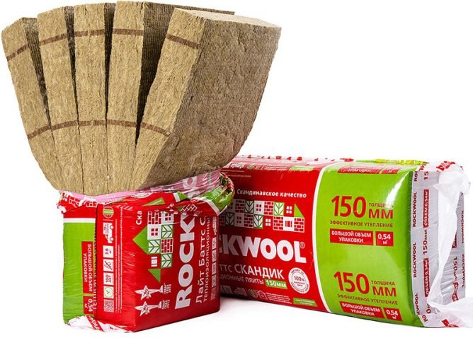 Утеплювач Rockwool (Роквул) Лайт Баттс Скандік