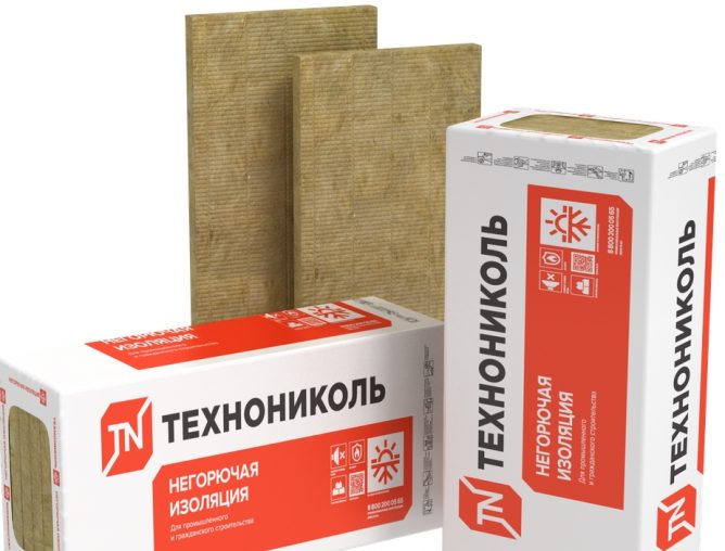 Камяна вата Техноніколь — технічні характеристики