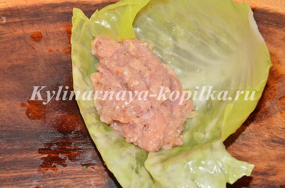 Голубці з молодої капусти: рецепт покроково з фото