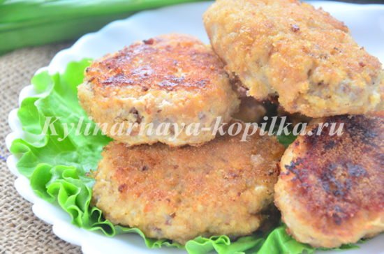 Котлети з гречки з фаршем: рецепт з фото Котлети з гречки з фаршем: рецепт з фото
