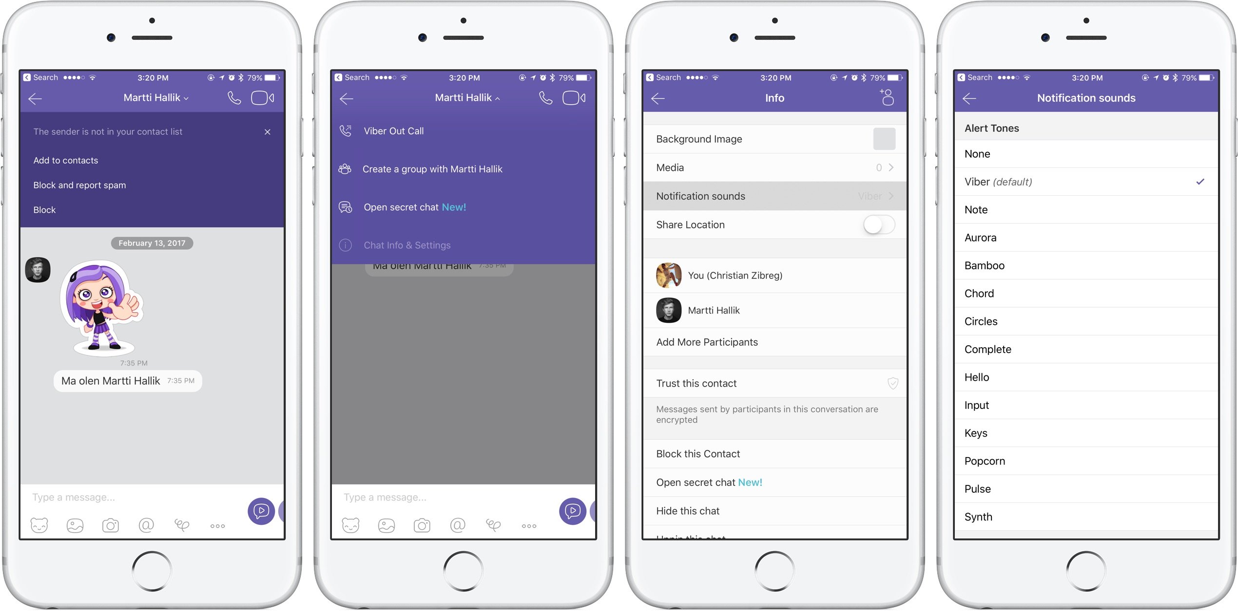 Як змінити звук повідомлень за замовчуванням в Viber