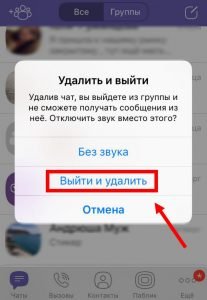Як видалити учасника з групи в Вайбере? Видаляємо контакт групи
