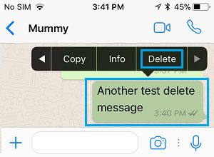 Як скасувати або видалити надіслані повідомлення в WhatsApp