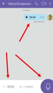 Як в Вайбере (Viber) надіслати голосове повідомлення, як переслати