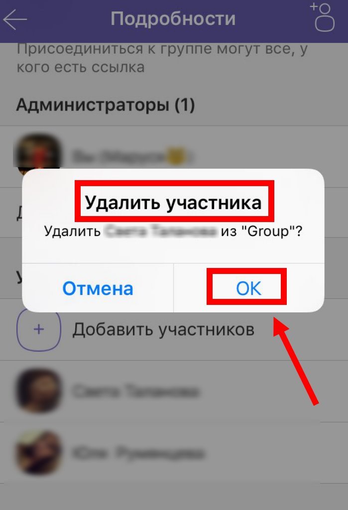 Як видалити учасника з групи в Вайбере? Видаляємо контакт групи