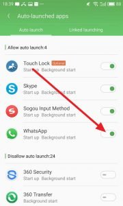 Немає повідомлень від WhatsApp на Meizu   вирішення проблеми