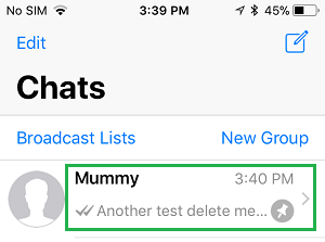 Як скасувати або видалити надіслані повідомлення в WhatsApp