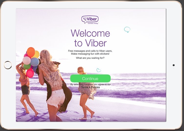 Viber (Вибер) для Ipad і Ipad mini: завантажити, встановити для Айпада безкоштовно