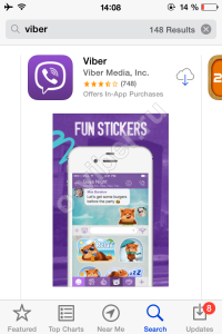 Завантажити Viber для iPhone у нас через AppStore