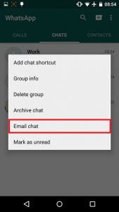 Як експортувати повідомлення WhatsApp на Android?
