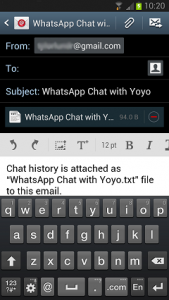 Як експортувати повідомлення WhatsApp на Android?