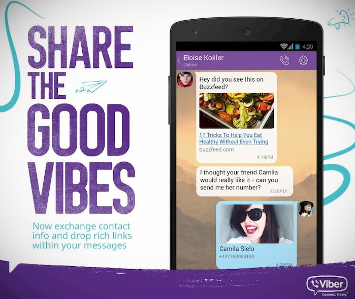 Вайбер 5.5 — завантажити Viber версії 5.5 безкоштовно