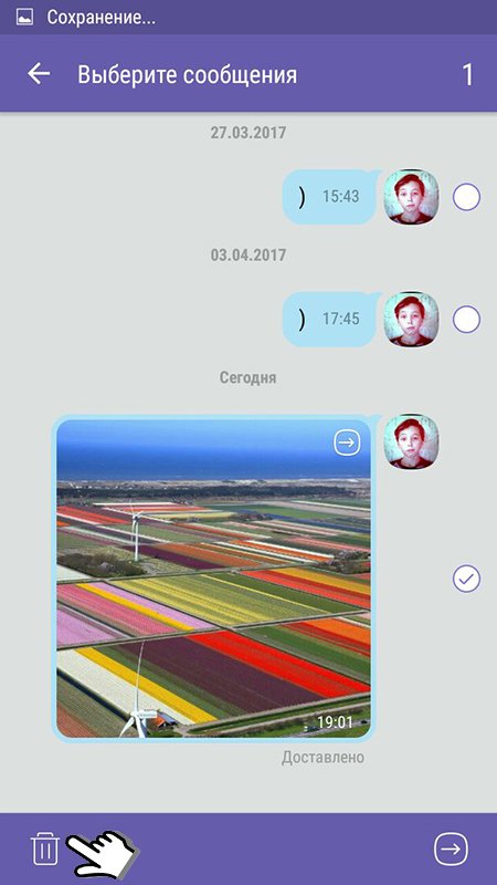 Можна видалити фото в Viber на телефоні або на компютері?