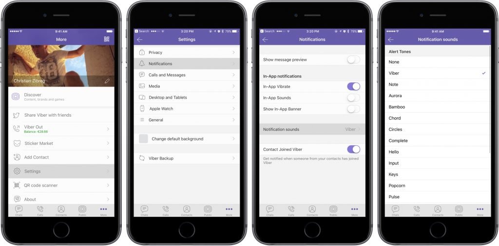 Як змінити звук повідомлень за замовчуванням в Viber
