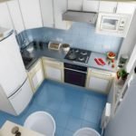 Ідеї дизайну маленької кухні (9 квадратів) з фотографіями