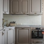 Кухонні гарнітури для маленької кухні в хрущовці, фото