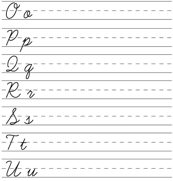 Англійські прописи для дітей – завантажити і роздрукувати Англійські прописи для дітей – завантажити і роздрукувати