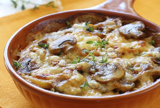 Смачна картопляна запіканка з грибами – рецепти приготування в духовці